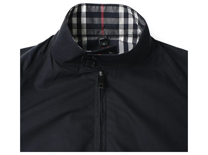Giacca bomber Burberry con zip in cotone nero - vista 5