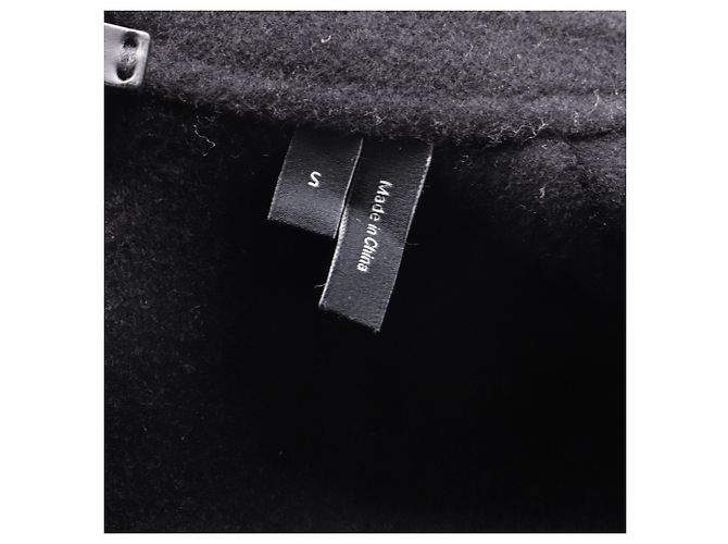Theory Double-Breasted Coat in Black Wool - view 7