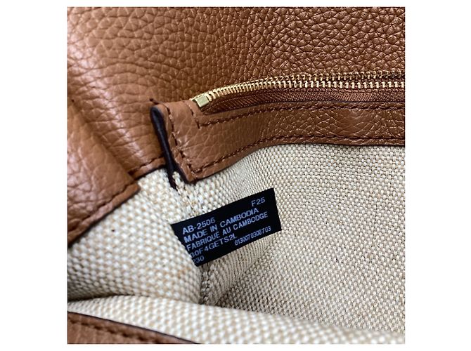 Borsa Tote Scarlett di Michael Kors in pelle di vitello marrone Rosso - vista 13