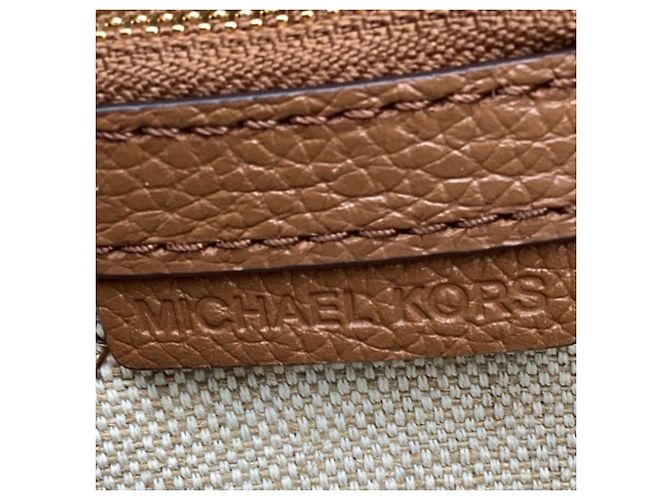 Borsa Tote Scarlett di Michael Kors in pelle di vitello marrone Rosso - vista 14