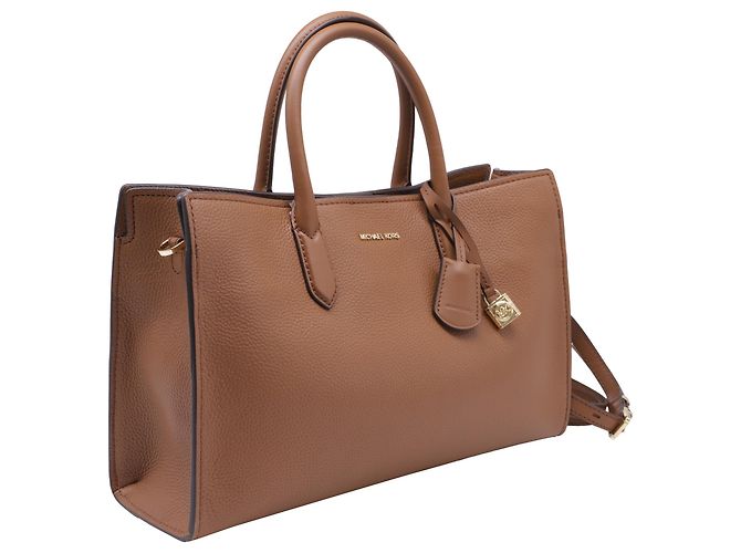 Borsa Tote Scarlett di Michael Kors in pelle di vitello marrone Rosso - vista 2
