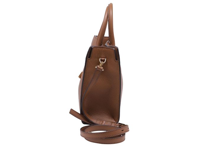 Borsa Tote Scarlett di Michael Kors in pelle di vitello marrone Rosso - vista 5