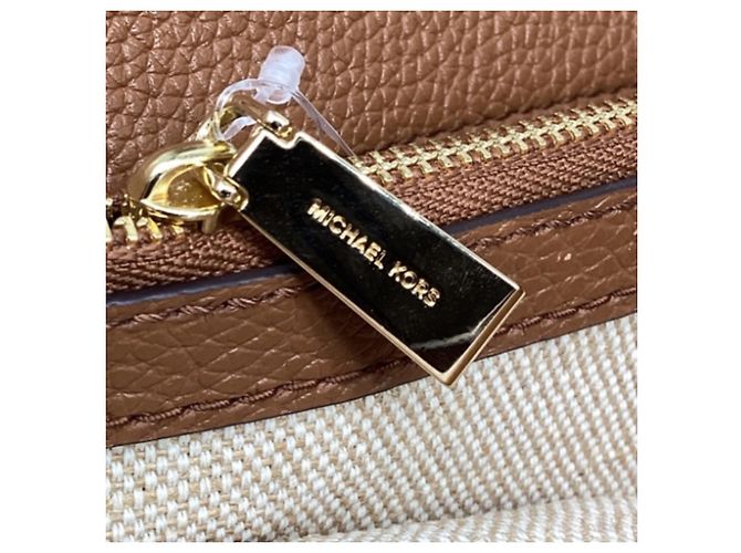 Borsa Tote Scarlett di Michael Kors in pelle di vitello marrone Rosso - vista 7