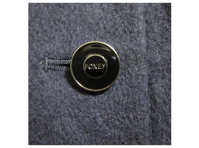 Autre Marque Falda FOXEY Caramel Drop de mezcla de cachemira Azul Azul marino - vista 2
