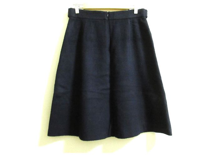 Autre Marque Falda FOXEY Caramel Drop de mezcla de cachemira Azul Azul marino - vista 3