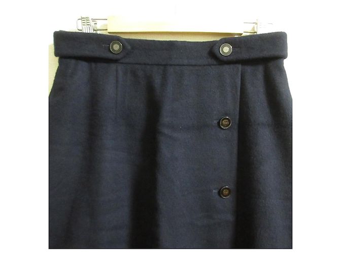 Autre Marque Falda FOXEY Caramel Drop de mezcla de cachemira Azul Azul marino - vista 4