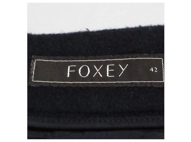 Autre Marque Falda FOXEY Caramel Drop de mezcla de cachemira Azul Azul marino - vista 8