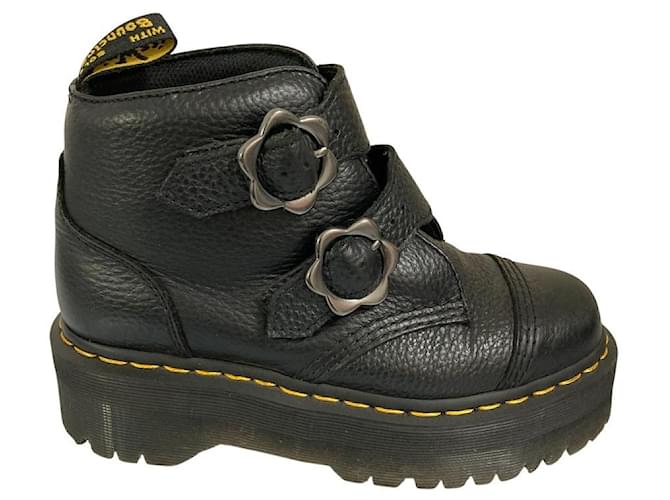 Autre Marque Botas Dr. Martens DEVON FLWR Negro - vista 5