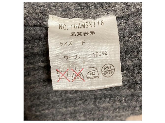 Autre Marque THE SHINZONE VOLUME V-AUSSCHNITT Wollstrickpullover Braun - Ansicht 5