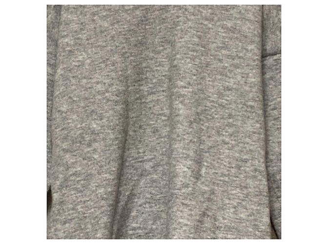 Autre Marque G.V.G.V. Mohair-Mischung Strickpullover Braun Grau - Ansicht 3