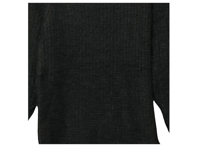 Autre Marque Mohair-Strickpullover G.V.G.V. Schwarz - Ansicht 3