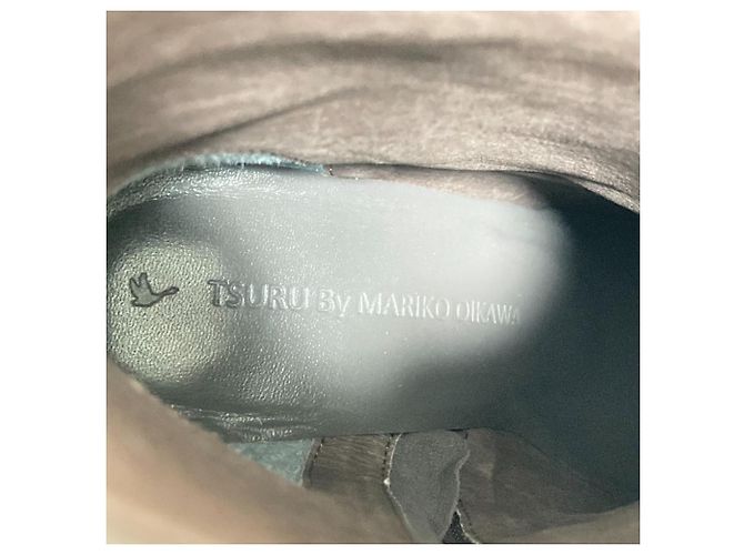 Autre Marque Lotta Wildleder-Short-Boots von TSURU by MARIKO OIKAWA - Ansicht 8