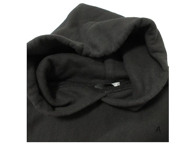 Autre Marque ATON GARMENT DYE URAKE Hoodie Schwarz - Ansicht 10