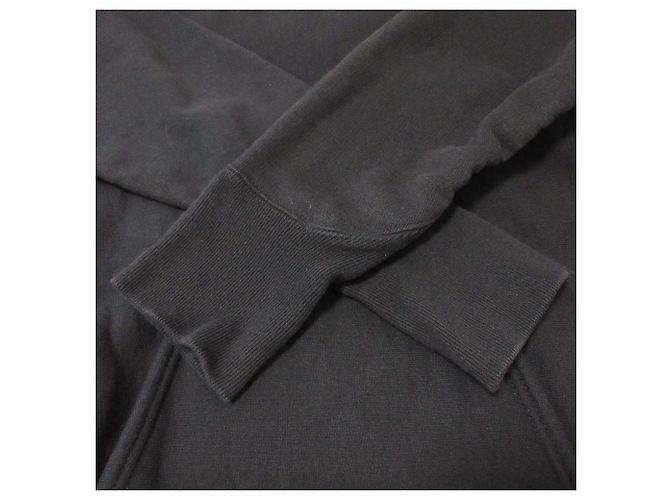 Autre Marque ATON GARMENT DYE URAKE Hoodie Schwarz - Ansicht 12