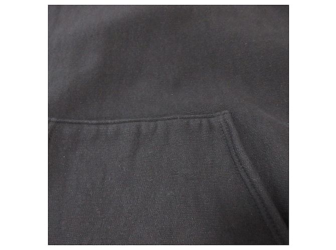 Autre Marque ATON GARMENT DYE URAKE Hoodie Schwarz - Ansicht 14