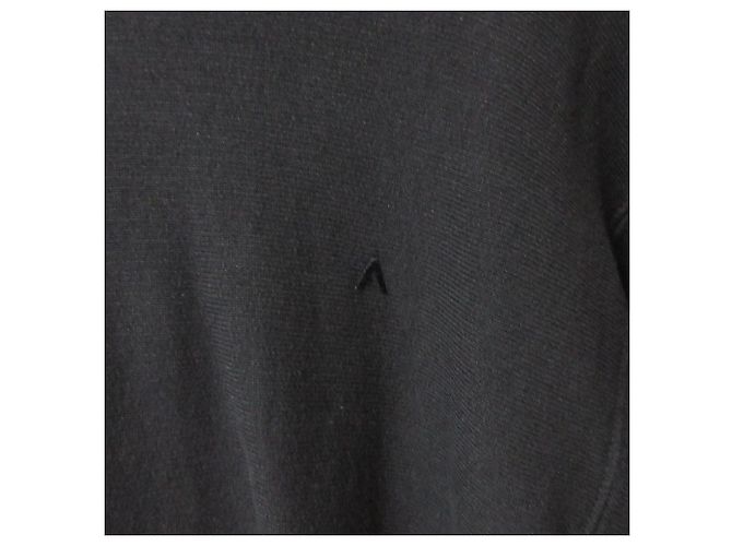 Autre Marque ATON GARMENT DYE URAKE Hoodie Schwarz - Ansicht 5