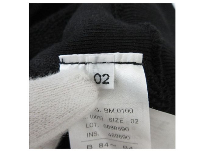 Autre Marque ATON GARMENT DYE URAKE Hoodie Schwarz - Ansicht 7