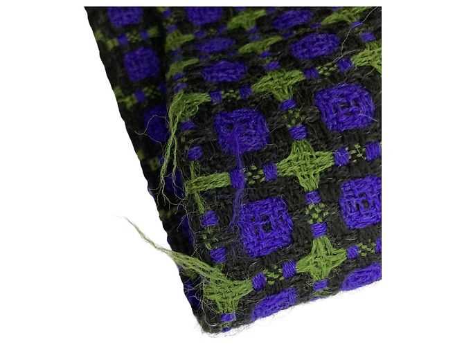 Falda de tweed Marni Azul Verde - vista 8