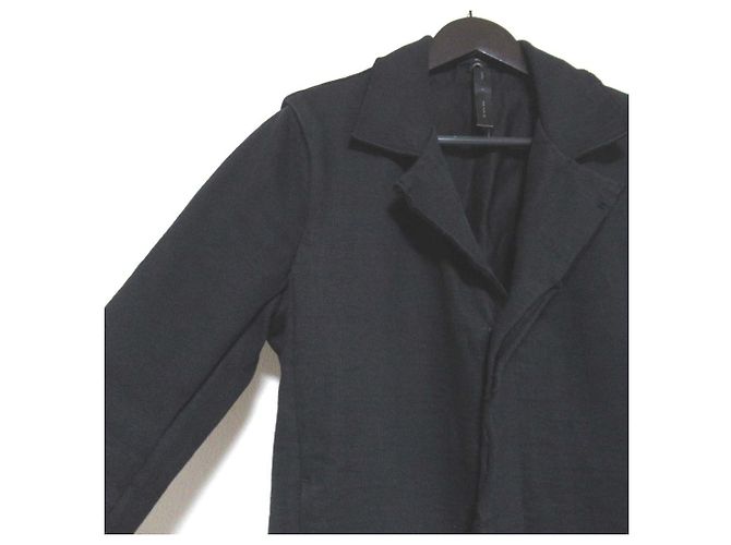 Autre Marque Casaco Chester de algodão Dotsume wjk Preto - vista 3