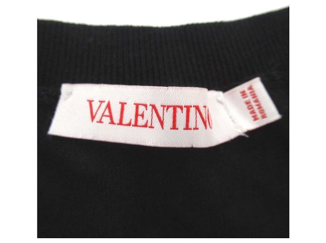 Valentino Strickpullover mit hoher Maschendichte Schwarz - Ansicht 9