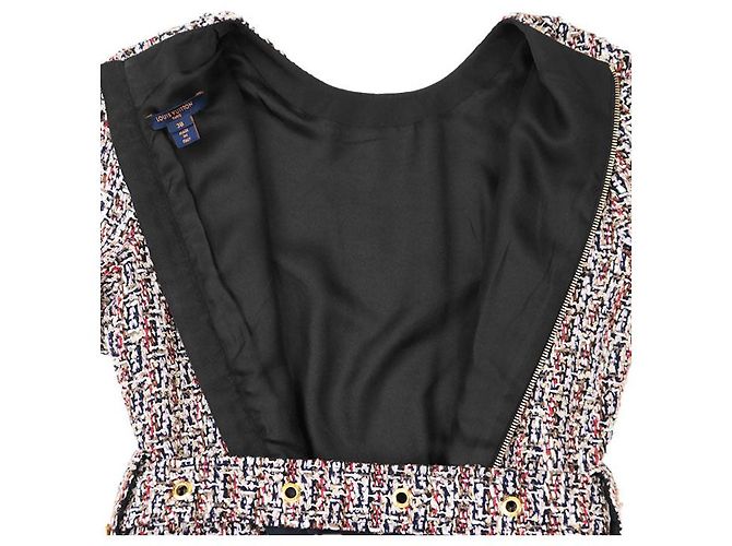 Louis Vuitton Skaterkleid Monogramm-Tweed Mehrfarben - Ansicht 11