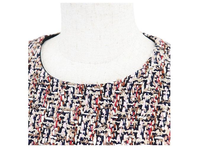 Louis Vuitton Skaterkleid Monogramm-Tweed Mehrfarben - Ansicht 12