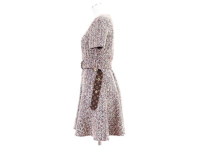 Louis Vuitton Skaterkleid Monogramm-Tweed Mehrfarben - Ansicht 16