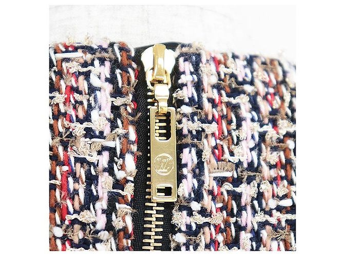 Louis Vuitton Skaterkleid Monogramm-Tweed Mehrfarben - Ansicht 17