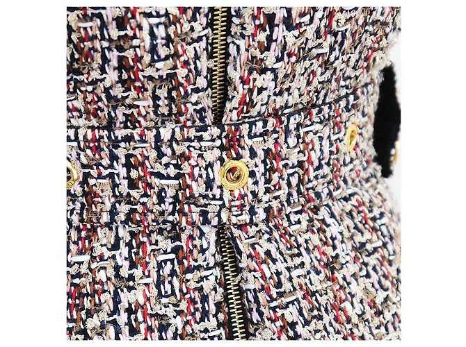 Louis Vuitton Skaterkleid Monogramm-Tweed Mehrfarben - Ansicht 18