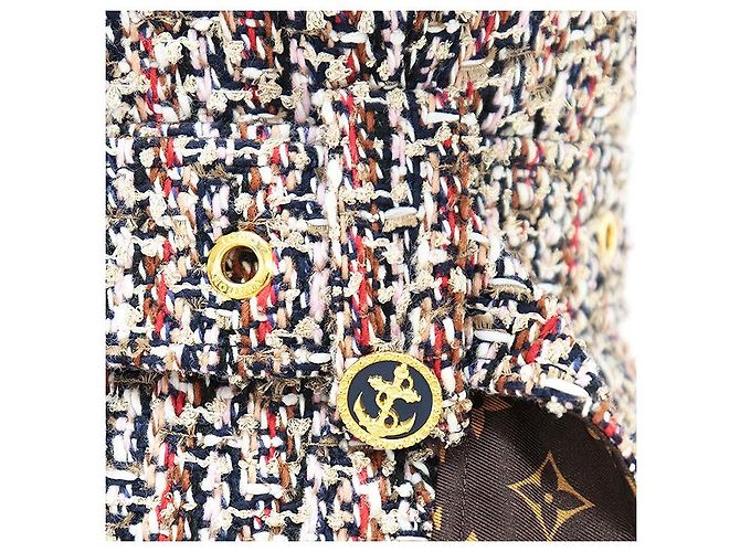 Louis Vuitton Skaterkleid Monogramm-Tweed Mehrfarben - Ansicht 3