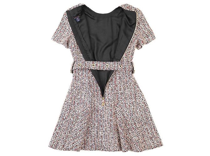 Louis Vuitton Skaterkleid Monogramm-Tweed Mehrfarben - Ansicht 7