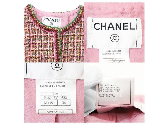 Timeless Giacca in misto lana e tweed Chanel Multicolore - vista 10