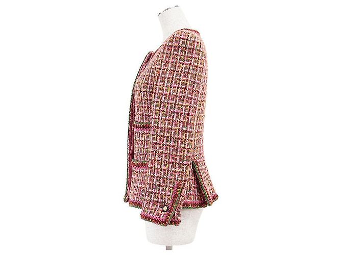 Timeless Giacca in misto lana e tweed Chanel Multicolore - vista 17
