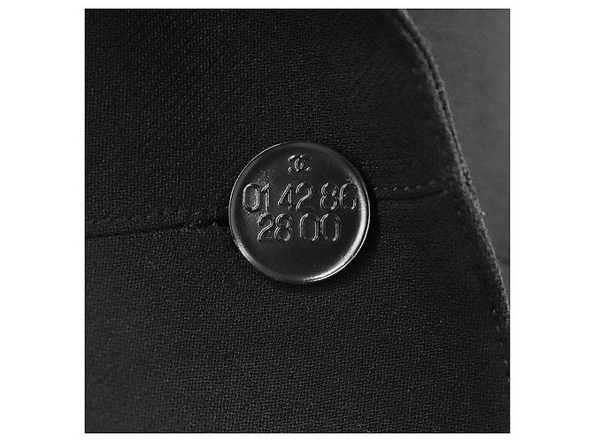 Timeless Chaqueta de lana entallada CHANEL BOUTIQUE Negro - vista 3