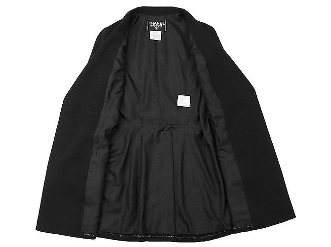 Timeless Chaqueta de lana entallada CHANEL BOUTIQUE Negro - vista 8