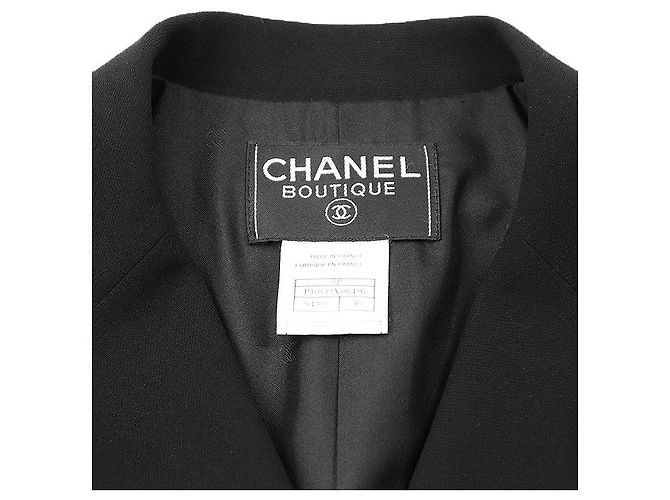 Timeless Chaqueta de lana entallada CHANEL BOUTIQUE Negro - vista 9