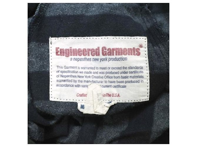 Autre Marque FWK by ENGINEERED GARMENTS Baumwollstrickhose Blau Marineblau - Ansicht 6