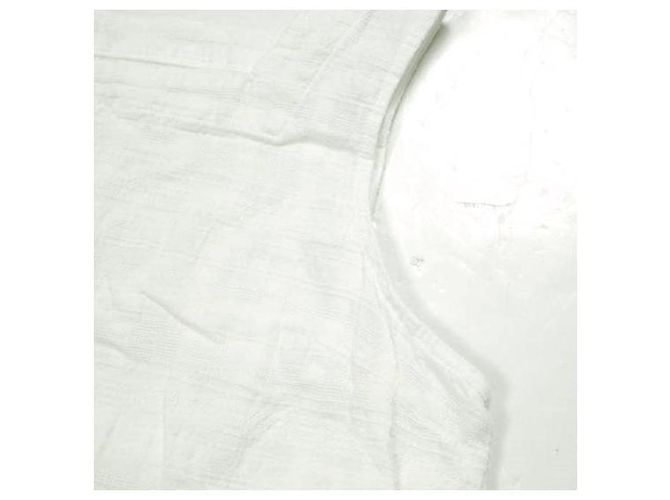 Autre Marque Ärmelloses FWK by ENGINEERED GARMENTS Oberteil aus Baumwollgaze Weiß - Ansicht 5