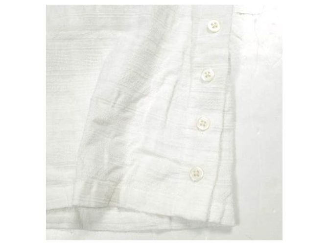 Autre Marque Ärmelloses FWK by ENGINEERED GARMENTS Oberteil aus Baumwollgaze Weiß - Ansicht 6