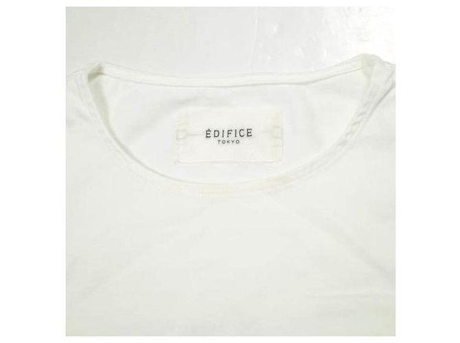 Autre Marque Camiseta de jersey de algodón EDIFICE Blanco - vista 4