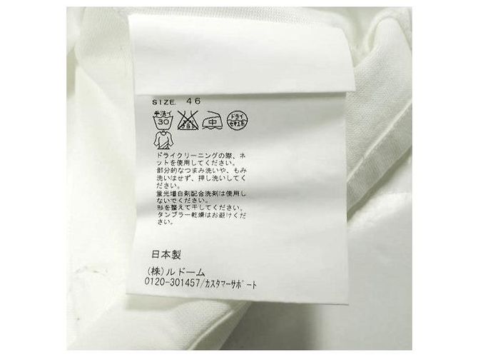 Autre Marque Camiseta de jersey de algodón EDIFICE Blanco - vista 7