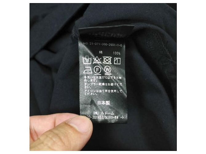 Autre Marque T-shirt a maniche corte ETS.MATERIAUX in cotone Blu Blu navy - vista 8