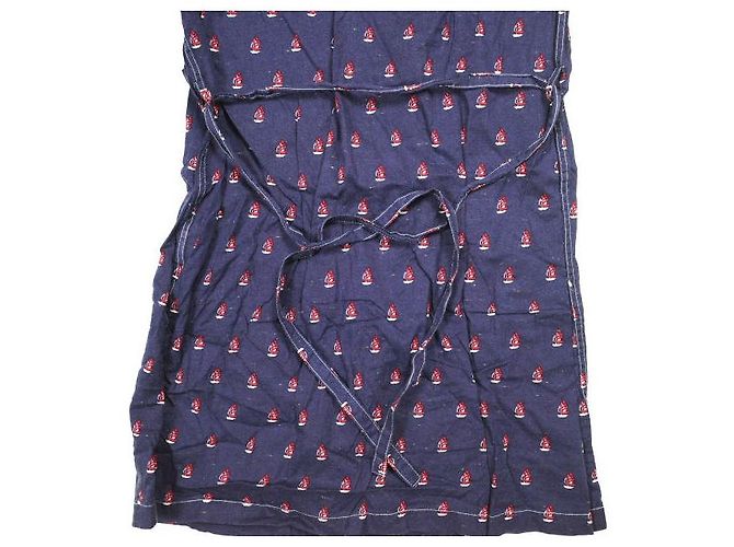 Autre Marque Vestido de algodón con estampado de Yacht BEAMS BOY Azul Azul marino - vista 7