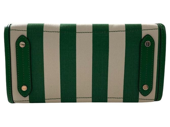 Borsa Tote 2way Ella Even Stripe Jacquard kate spade Bianco Verde Blu navy - vista 6