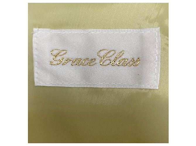 Autre Marque Grace Class Kleid aus leichtem Taffeta Gelb - Ansicht 5