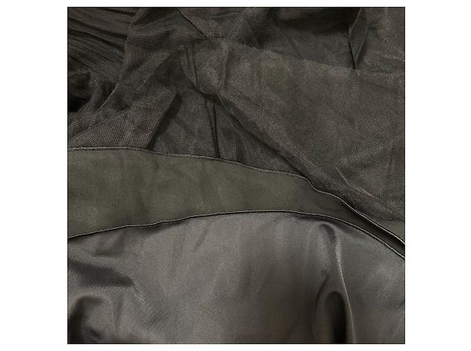 Autre Marque Vestido con pliegues Diagram Negro - vista 4