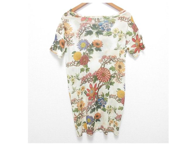 Autre Marque Top de rejilla Floral Power de VIVIENNE TAM Beige - vista 2