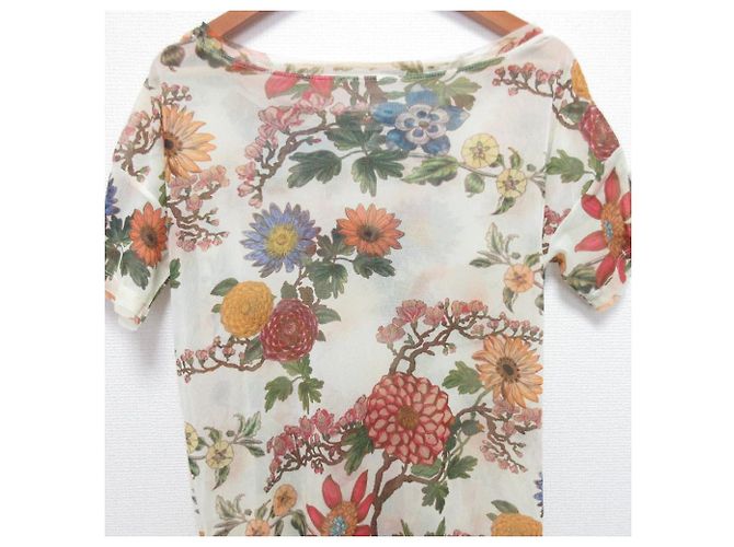 Autre Marque Top de rejilla Floral Power de VIVIENNE TAM Beige - vista 4