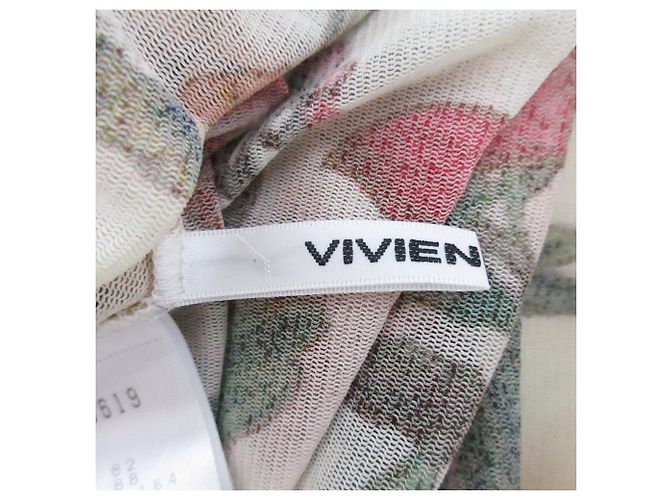 Autre Marque Top de rejilla Floral Power de VIVIENNE TAM Beige - vista 7