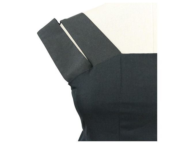 Autre Marque Camicia Flare Maison de Dolce Nero - vista 4